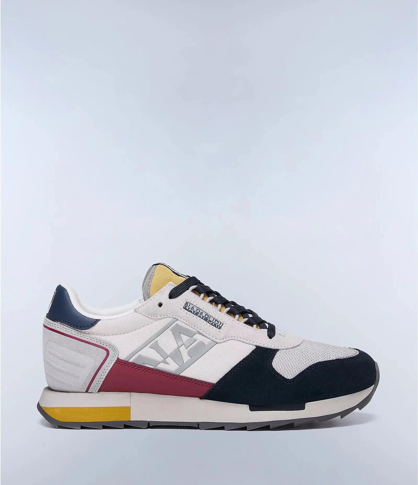 Herren - Freizeitschuhe - Wildleder Mesh, griffige Sohle - Virtus - Blau/Weiß 2/5