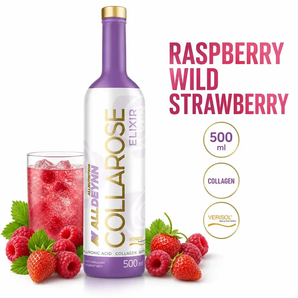 Allnutrition ALLDEYNN Collarose Elixir 500ml Raspberry Wild Strawberry