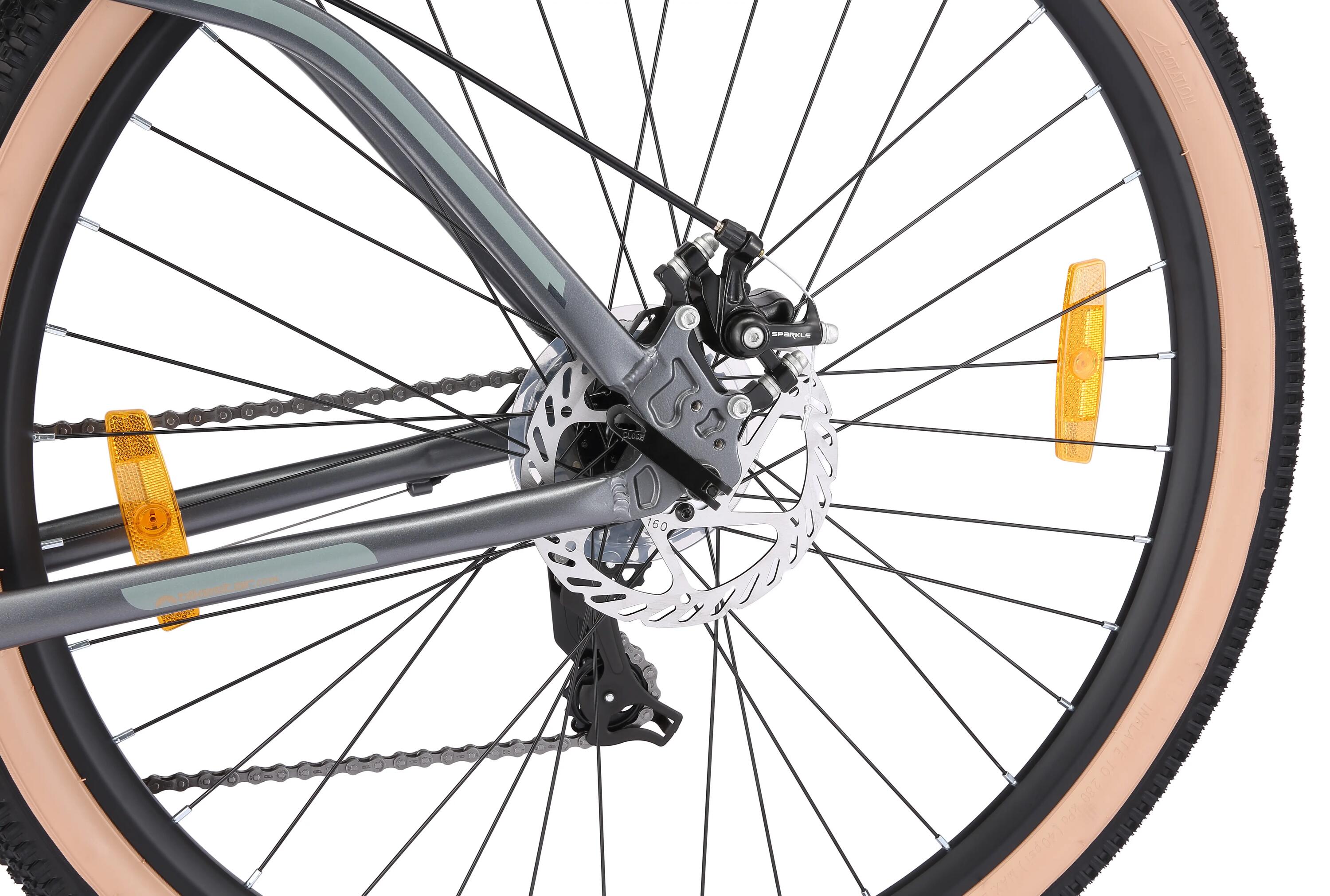 VTT 29" aluminium, semi-rigide, 21 vitesses, frein à disque 10/10