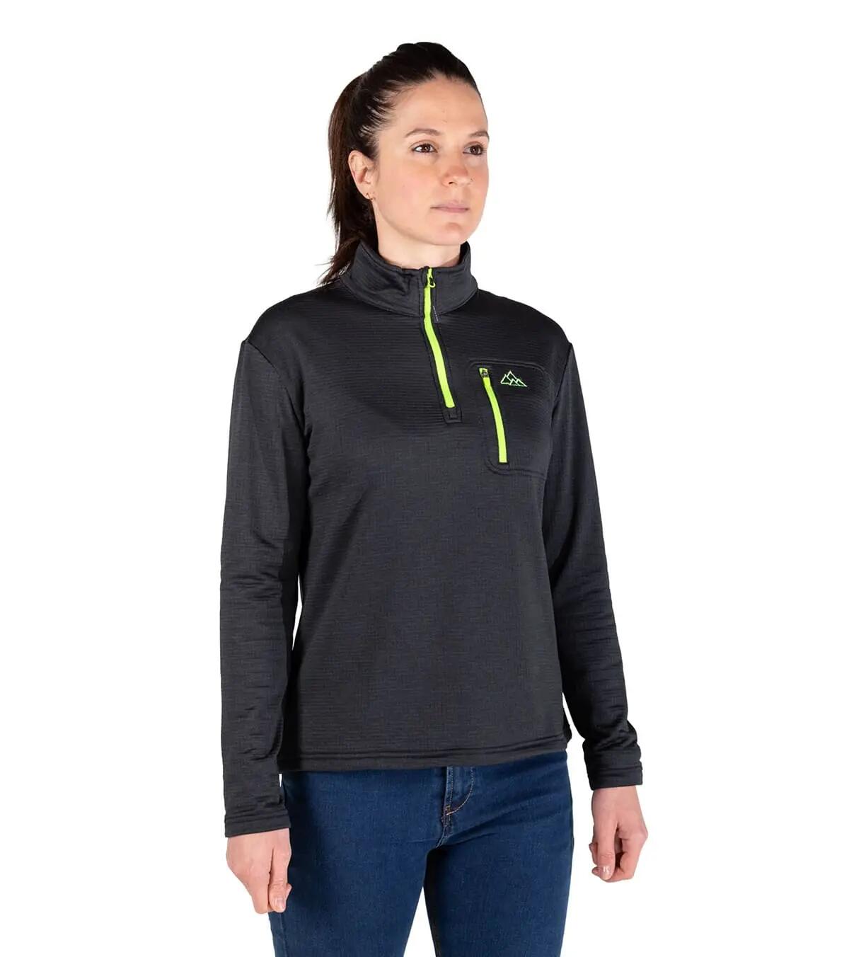 Casaco Polar Raptor Black Alpinismo Mulher Térmico E Transpirável Verde 3/5