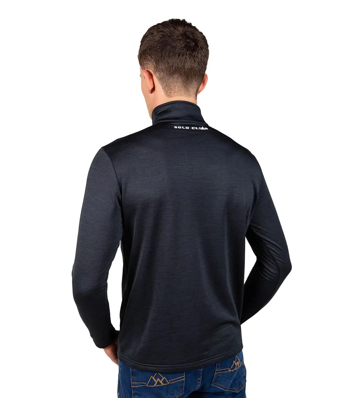 Forro Polar de Montaña y Trekking Transpirable Raptor Black Hombre Azul 5/5