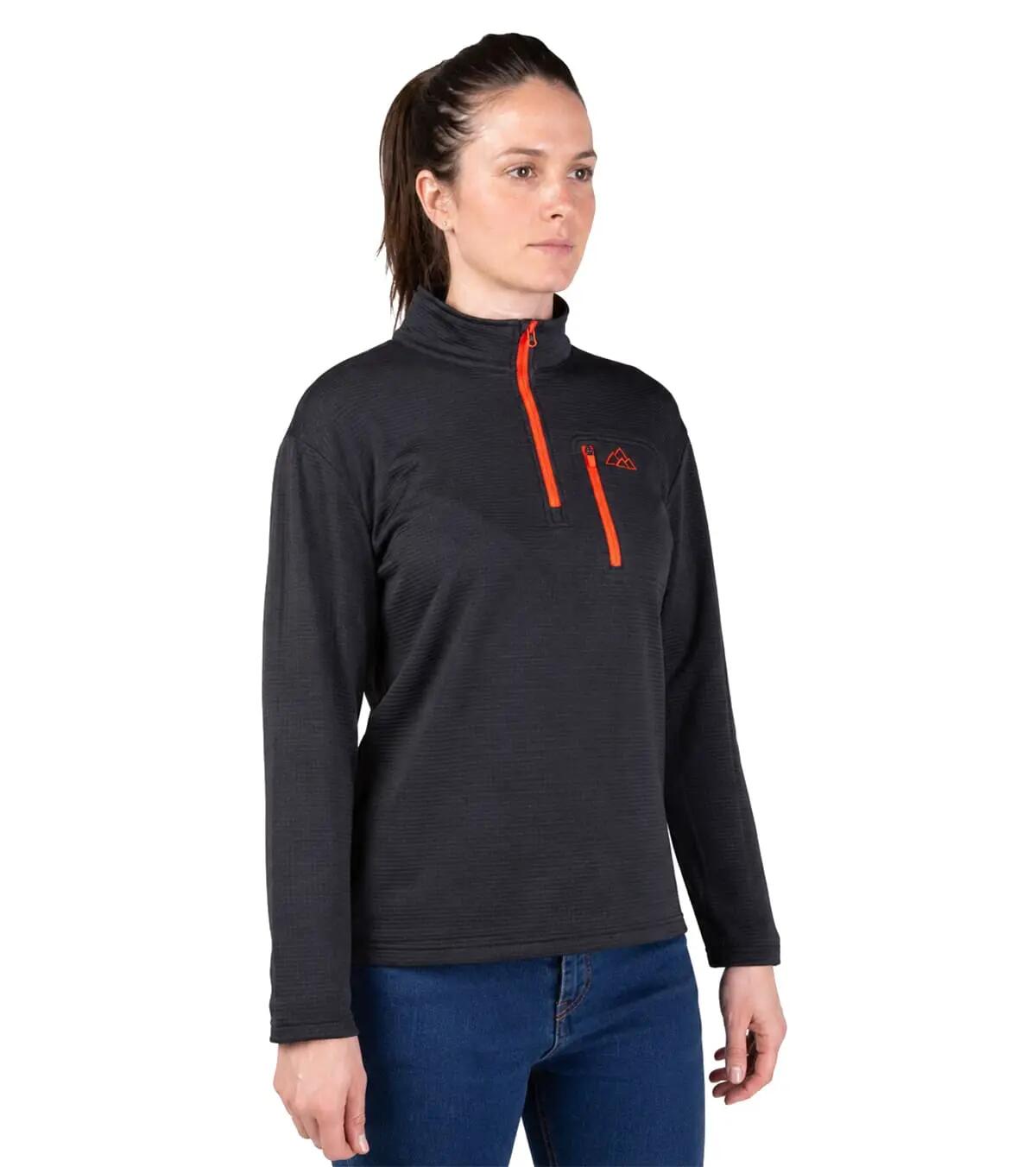 Casaco Polar Raptor Black Alpinismo Mulher Térmico E Transpirável Vermelho 3/5