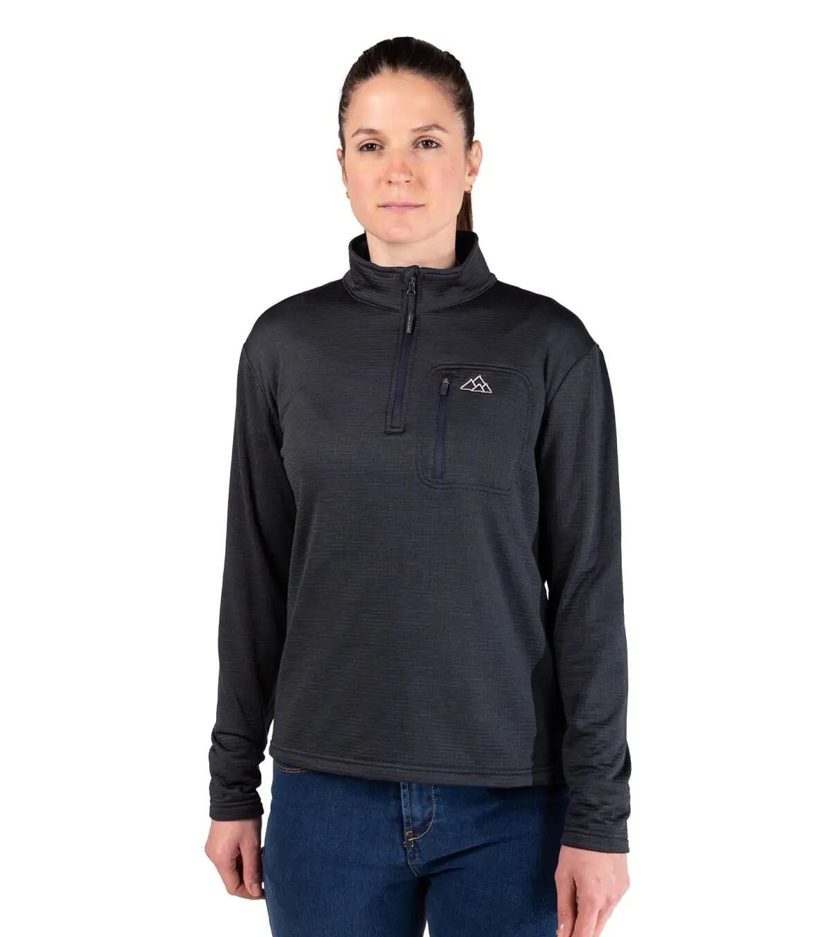 Casaco Polar Raptor Black Alpinismo Mulher Térmico E Transpirável Azul Escuro 3/5