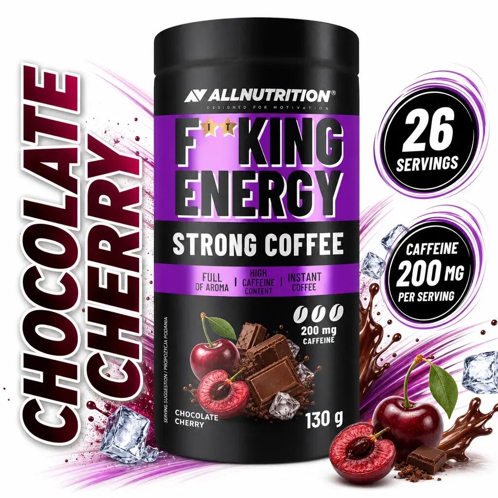 Allnutrition Fitking Energy Strong Coffee 130g Chocolate Cherry
