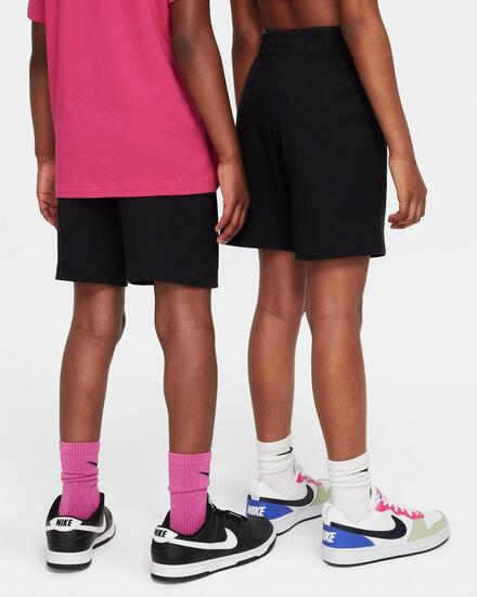 Shorts - Sportswear - Enfant - Jersey léger, logo brodé - Nike - Noir