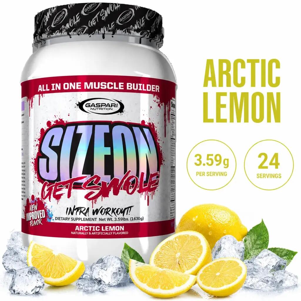 Gaspari Nutrition SizeOn Maximum Performance 24 Servings Arctic Lemon