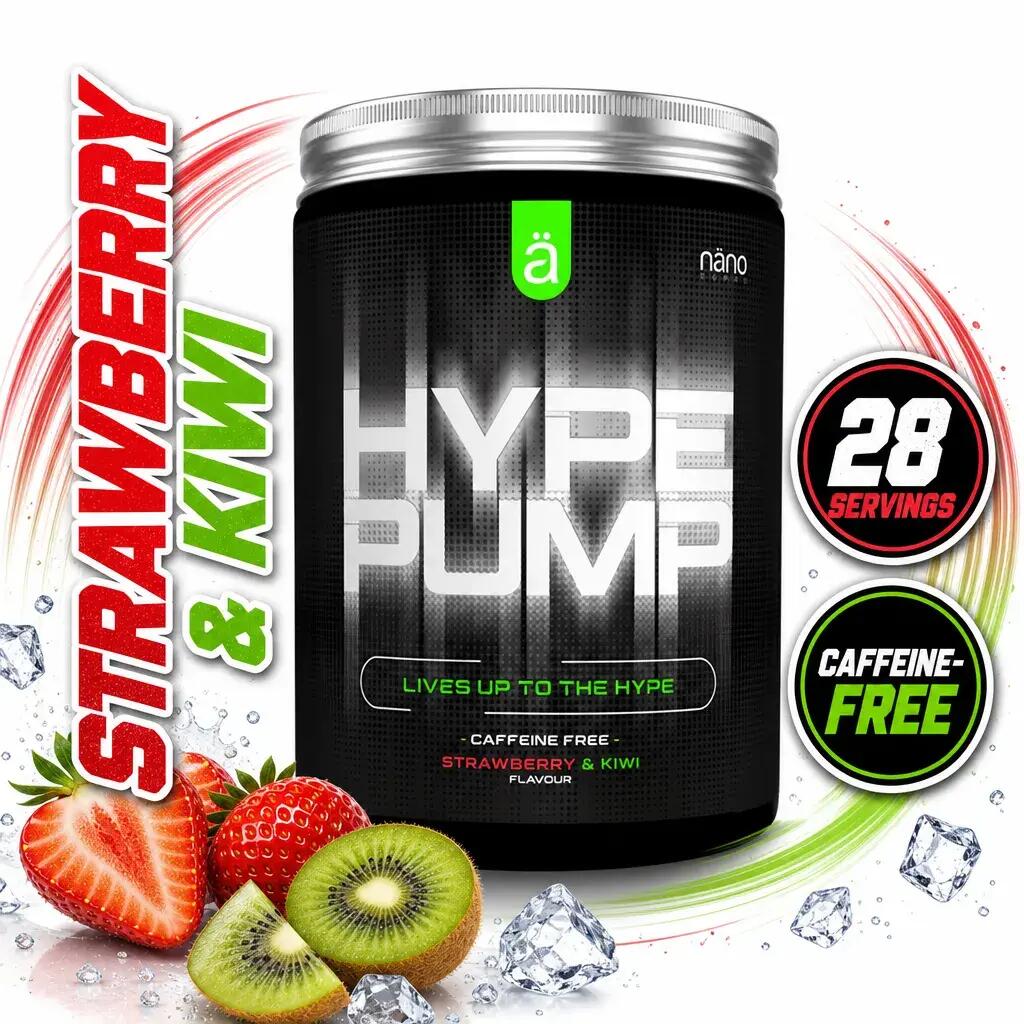 Nano Supps Hype Pump 420g Strawberry & Kiwi