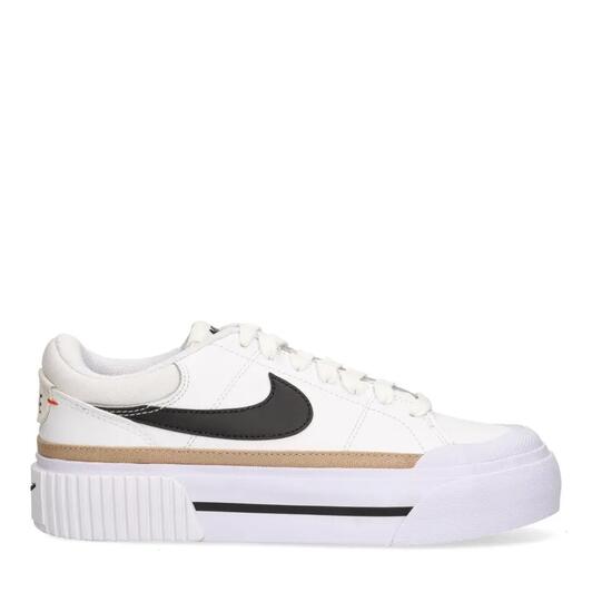 Chaussures - cuir, semelle - court legacy lift - blanc/noir