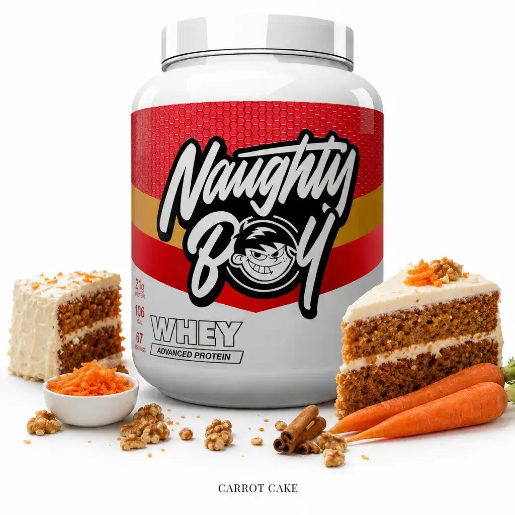 Naughty Boy Whey Protein 2010g Carrot Cake