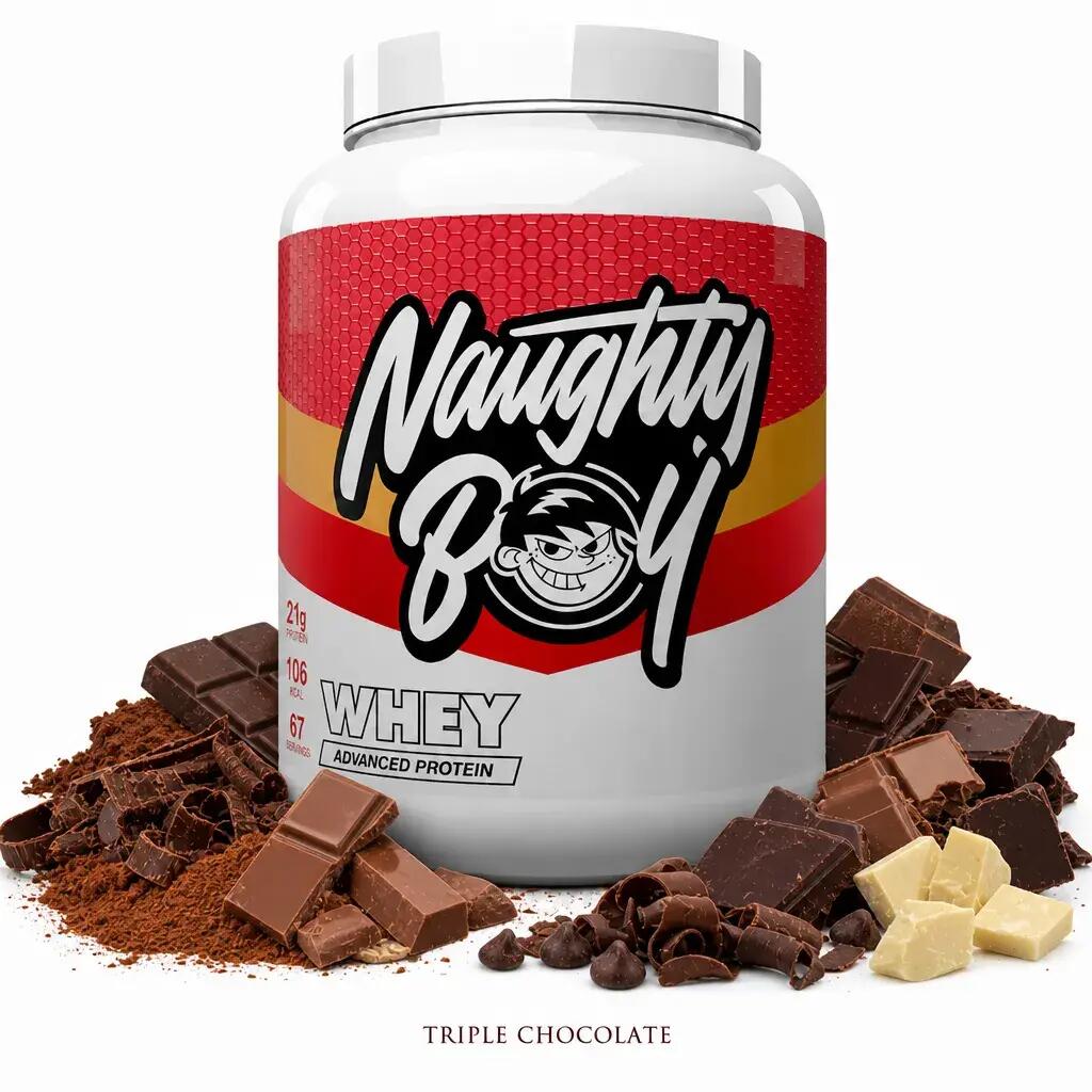 Naughty Boy Whey Protein 2010g Triple Chocolate