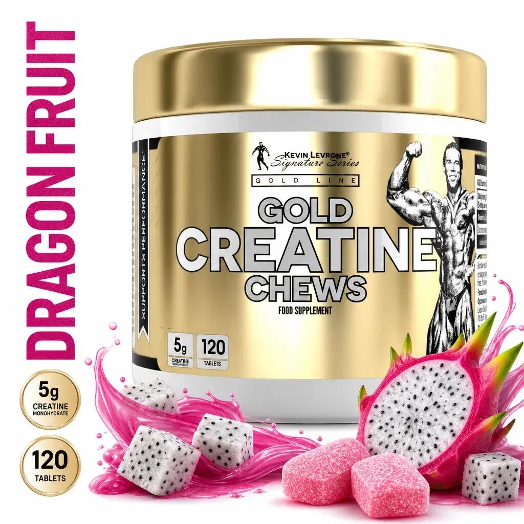 Kevin Levrone Gold Creatine Chews 120 Tabs Dragon Fruit