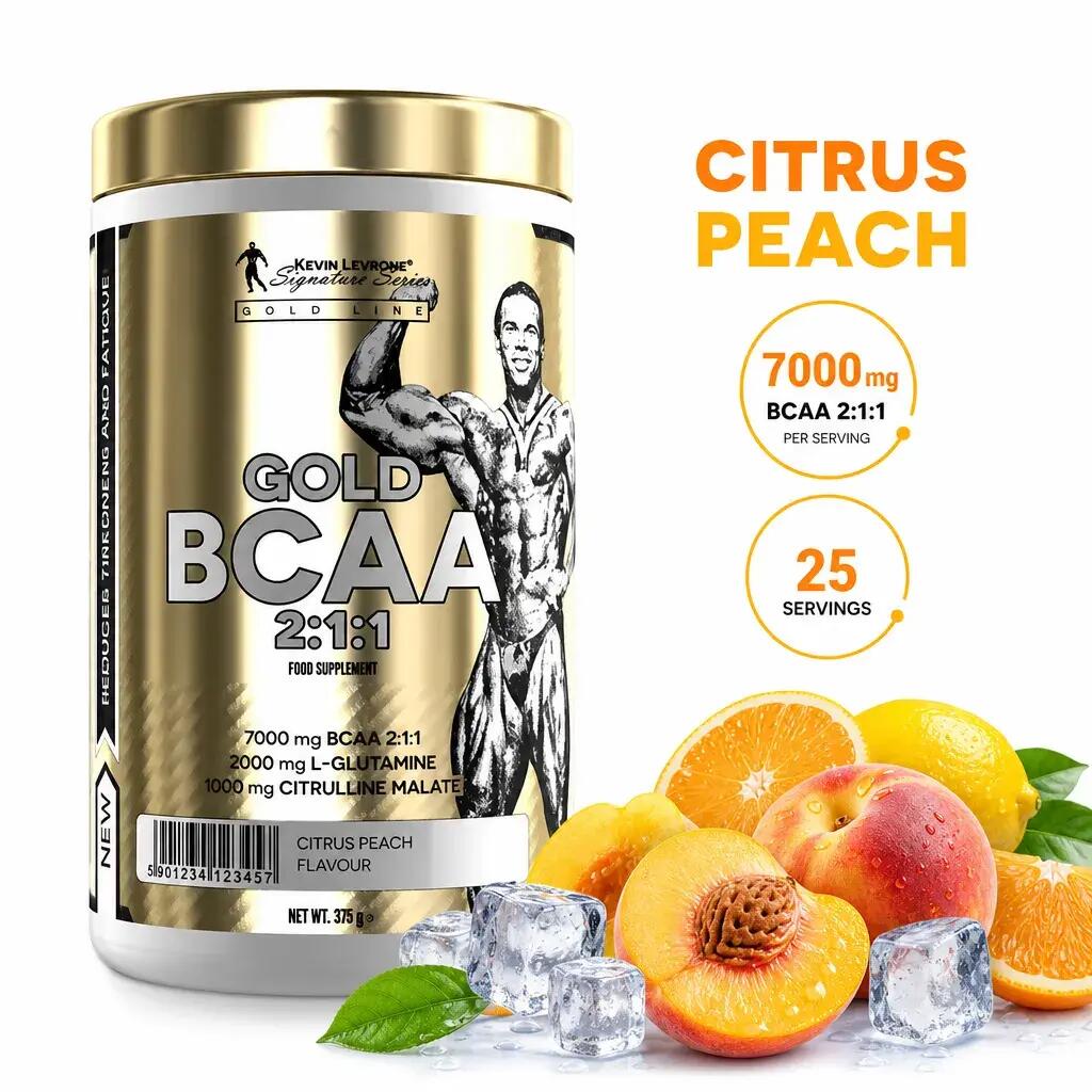 Kevin Levrone Gold BCAA 2:1:1 375g Citrus Peach