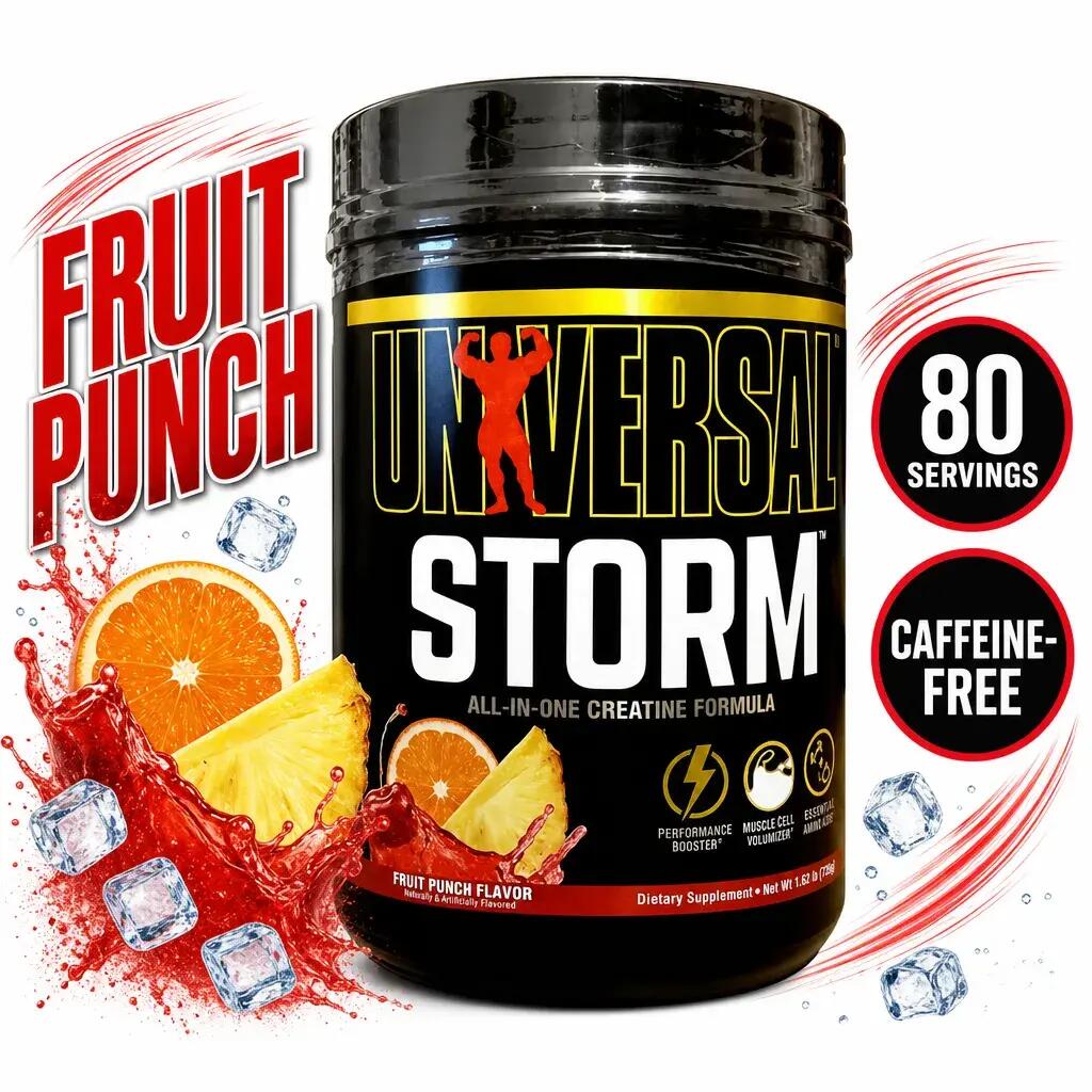 Universal Nutrition Storm 80 Servings Fruit Punch 2/3