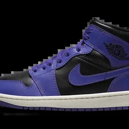 Unisex - Shoes - Mid-top - Air Jordan 1 Mid - Black/Dark Concord