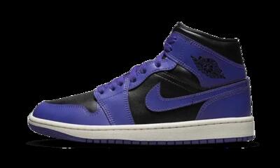 Jordan 1 Mid Purple Black (Women)