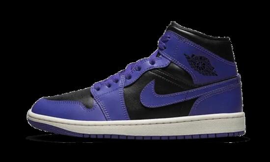 Zapatillas - Air Jordan 1 Mid - Negro/Dark Concord-Sail