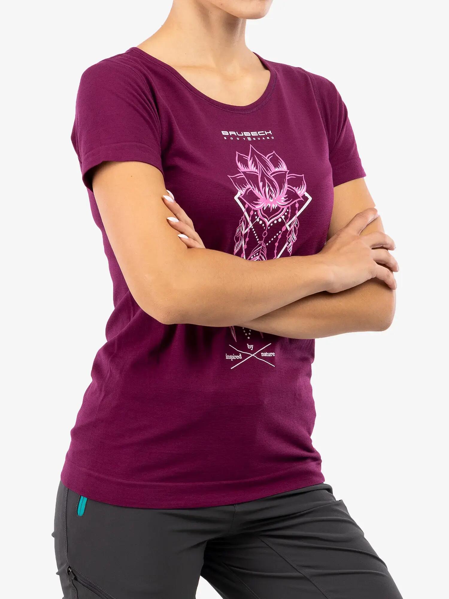 Koszulka turystyczna OUTDOOR WOOL PRO z wełną merino Damska 7/7