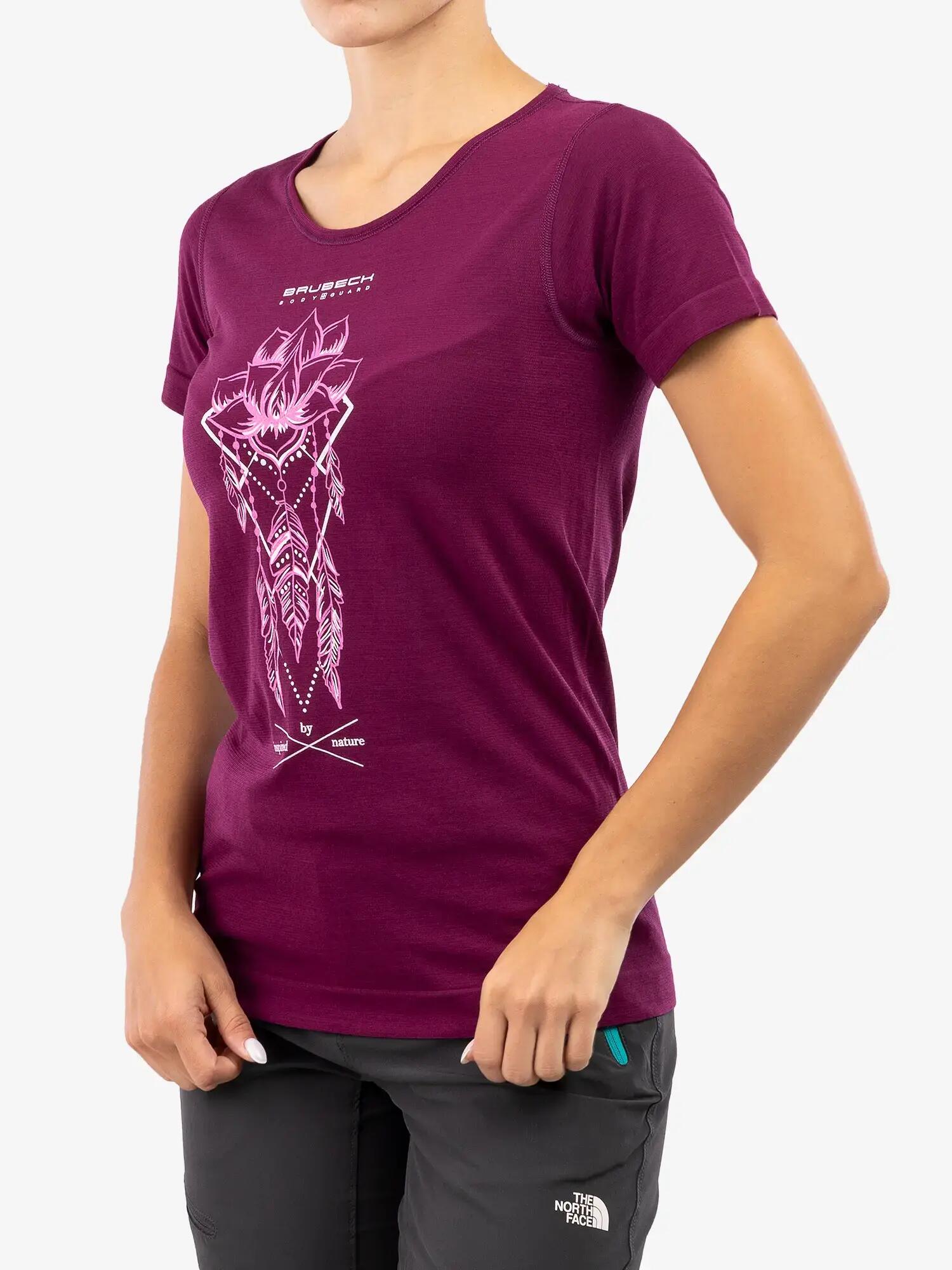 Koszulka turystyczna OUTDOOR WOOL PRO z wełną merino Damska 6/7