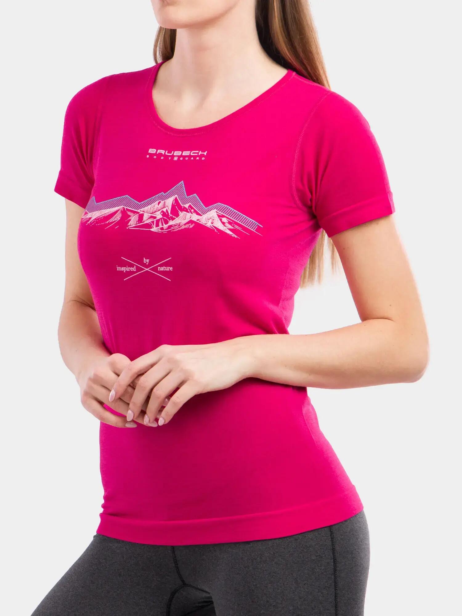 Koszulka turystyczna OUTDOOR WOOL PRO z wełną merino Damska 6/7