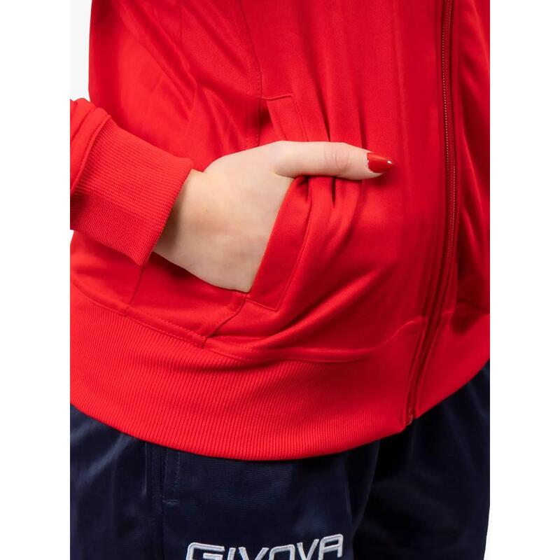 Hanorac sport Givova Polarfleece 500 Roșu