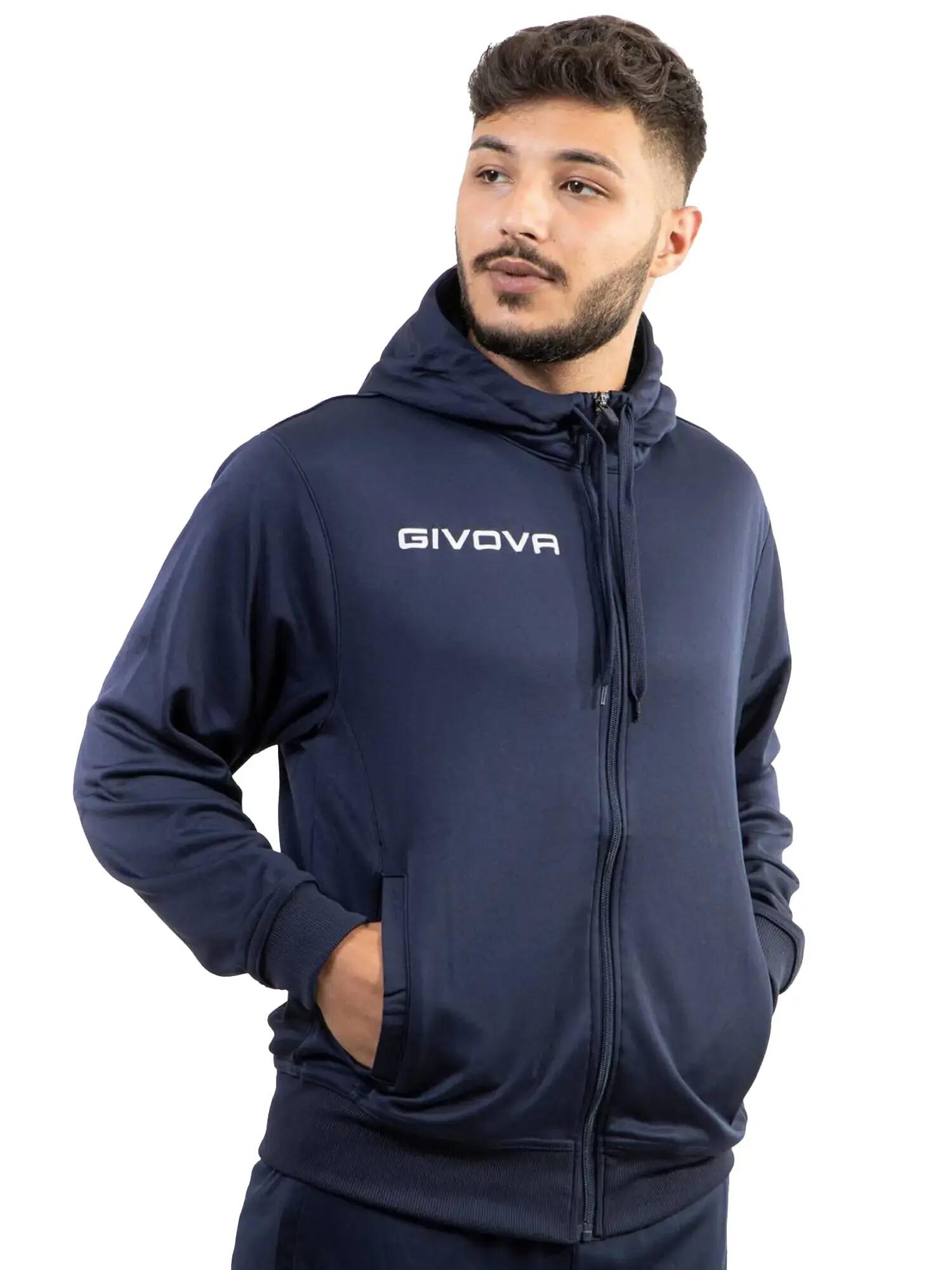 Felpe uomo givova blu 2/4