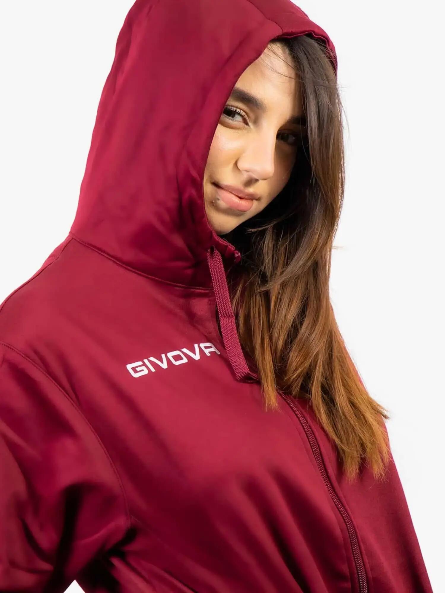Sweatshirt desportiva Givova Polarfleece 500 Borgonha 4/6
