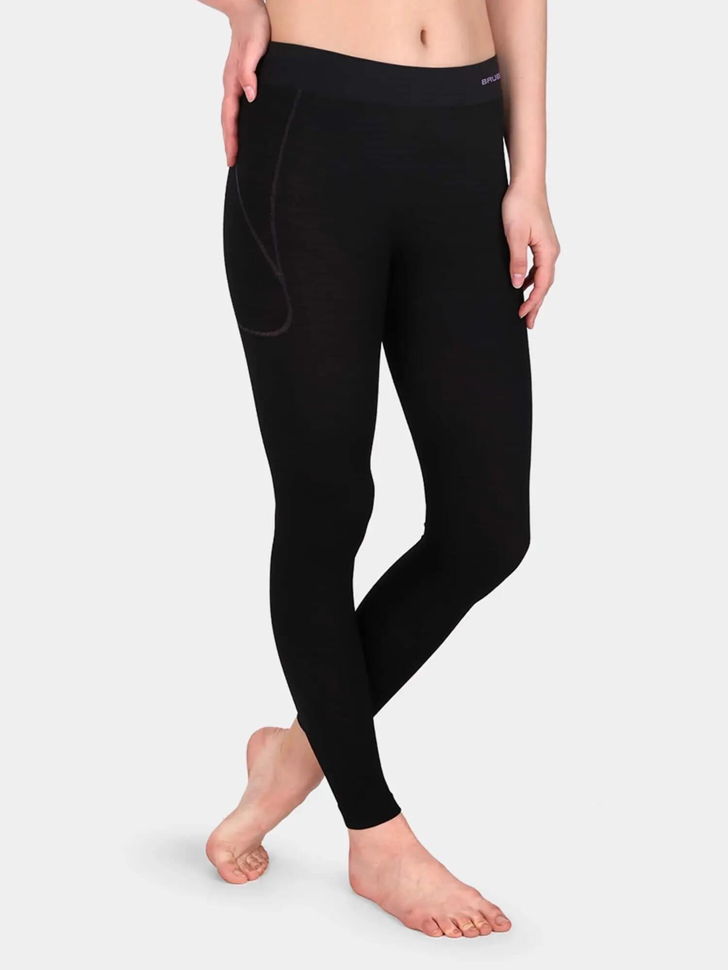 Legginsy wełniane z długą nogawką damskie Brubeck ACTIVE WOOL 7/7