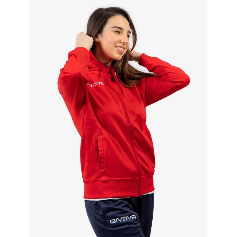 Hanorac sport Givova Polarfleece 500 Roșu