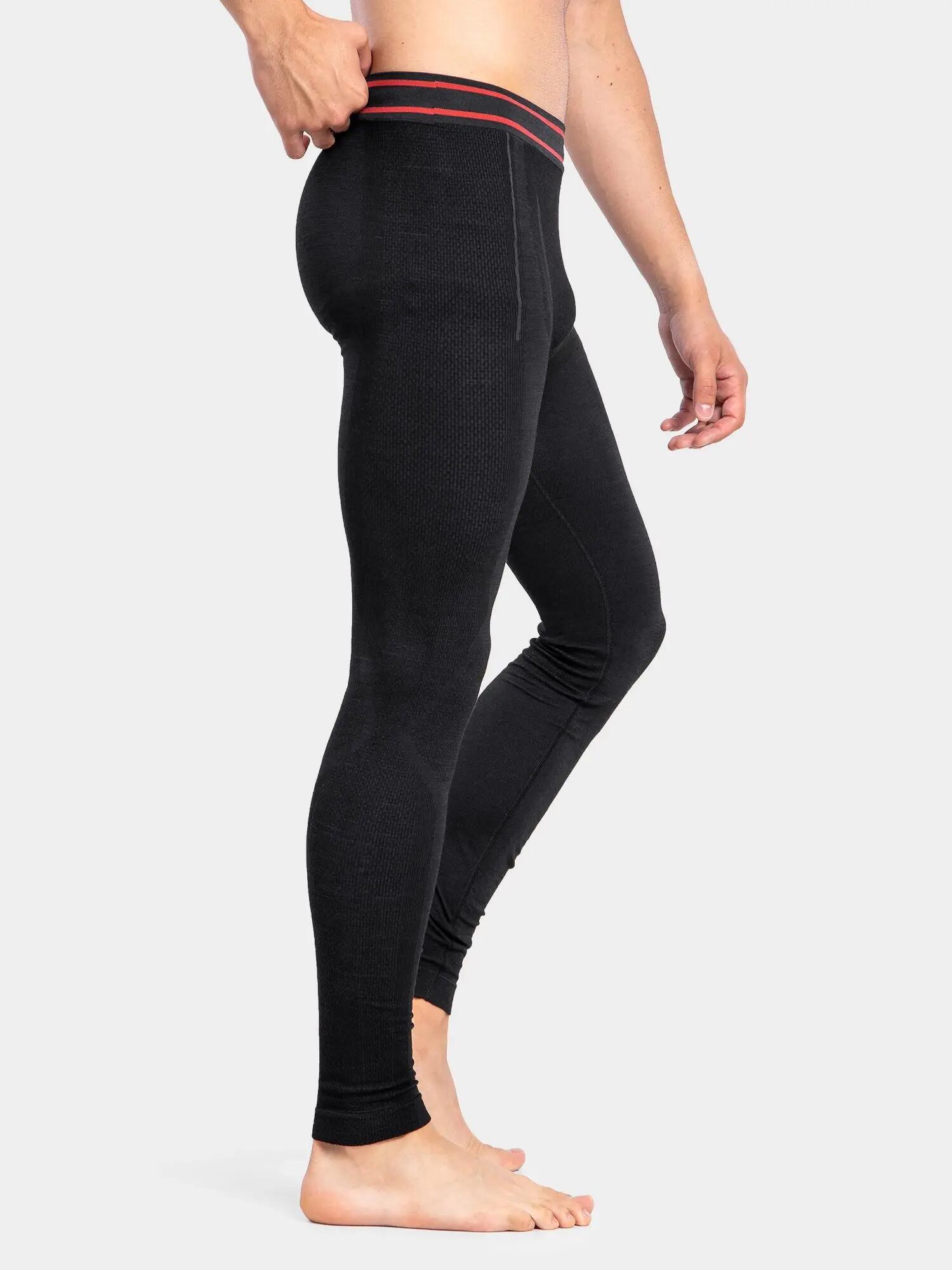 Legginsy wełniane z długą nogawką męskie Brubeck ACTIVE WOOL 5/7