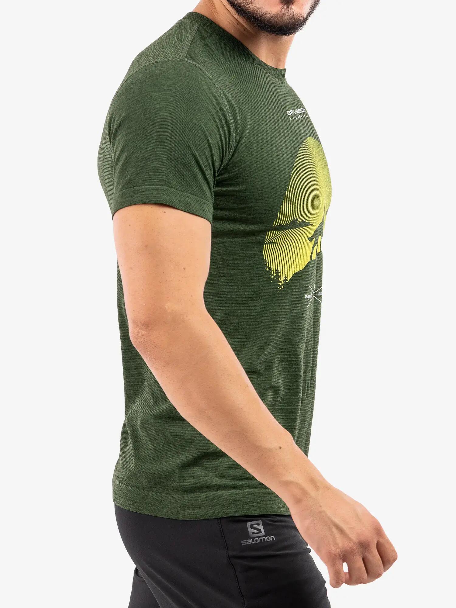 Koszulka turystyczna OUTDOOR WOOL PRO z wełną merino Męska 6/7