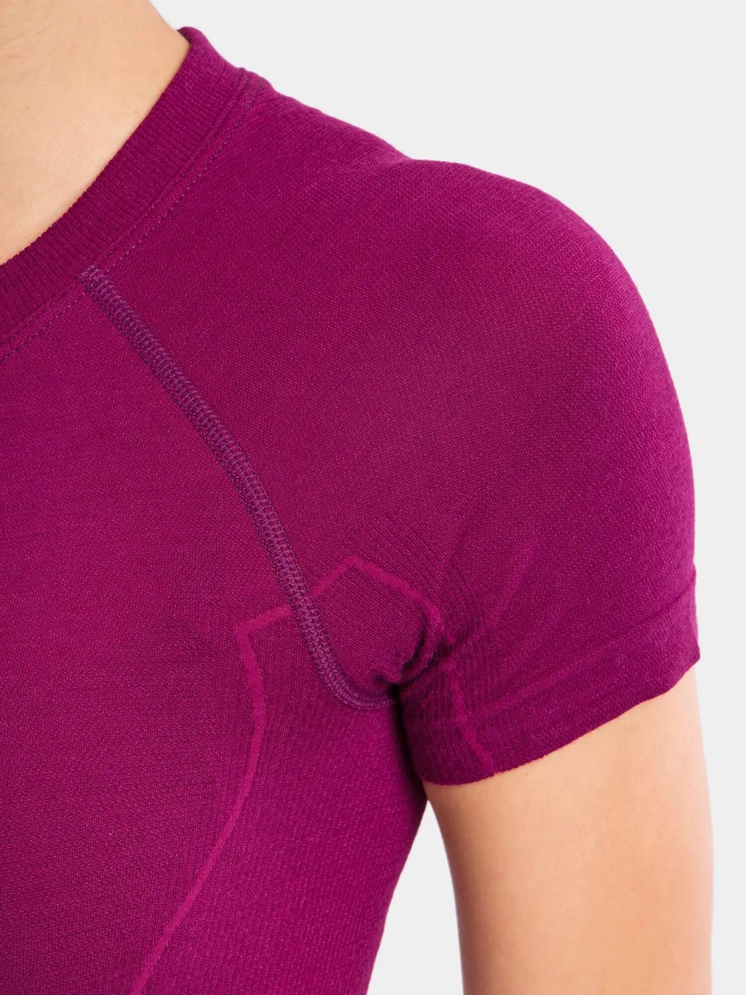 Koszulka wełniana z krótkim rękawem damska Brubeck ACTIVE WOOL 5/7