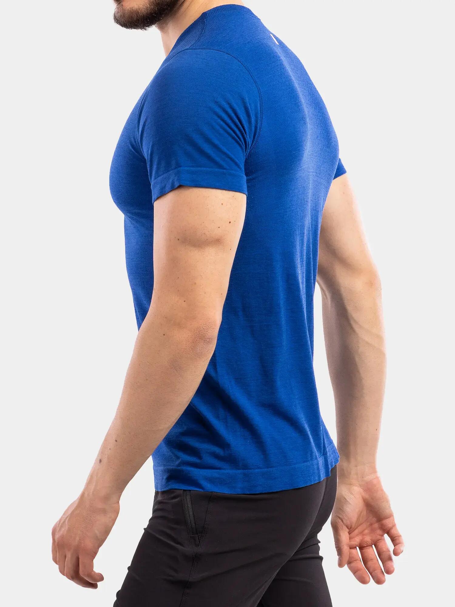 Koszulka turystyczna OUTDOOR WOOL PRO z wełną merino Męska 5/7