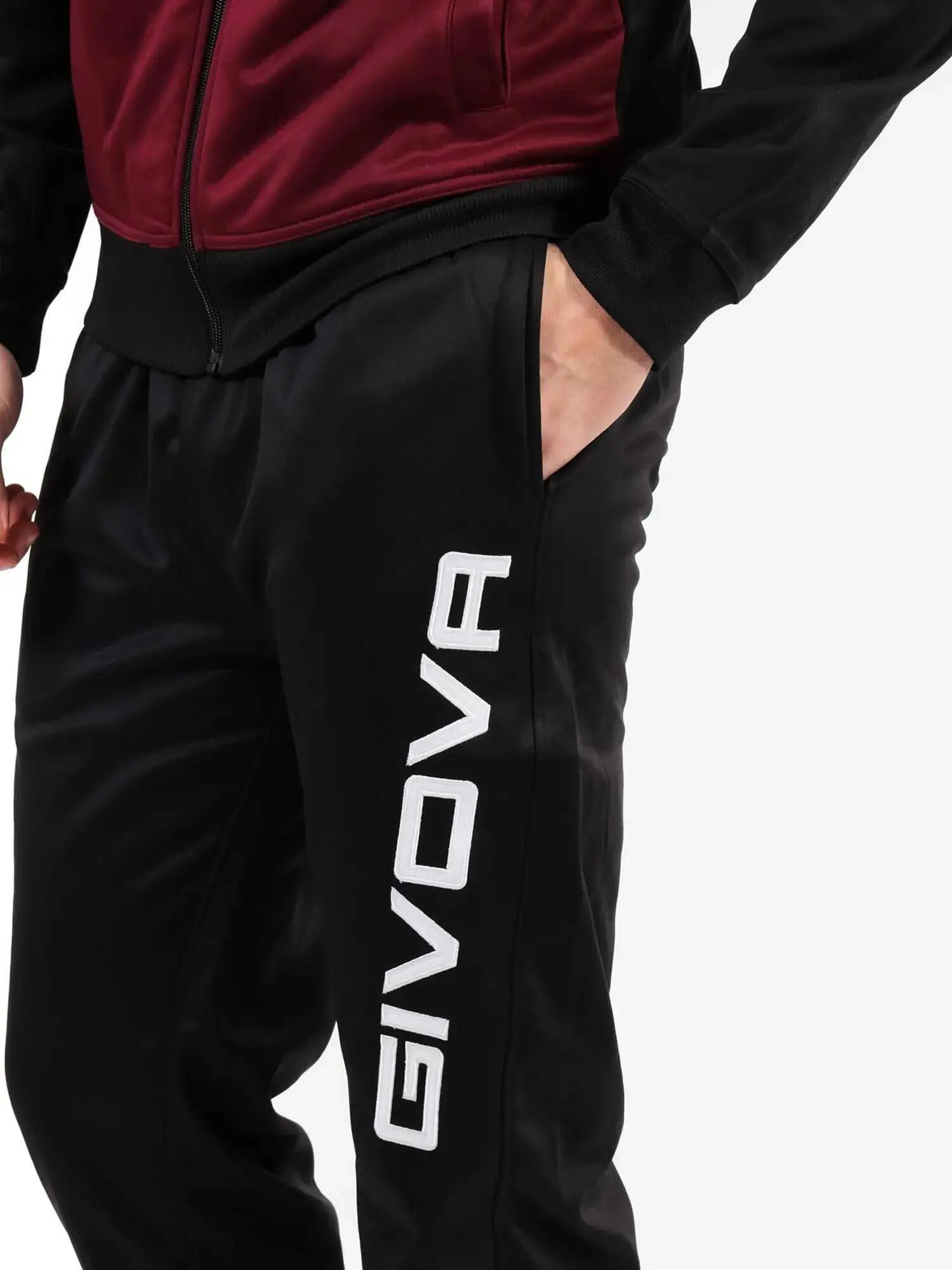 Conjunto Deportivo Givova Cuba Burdeos-negro Burdeos 2xl 5/5