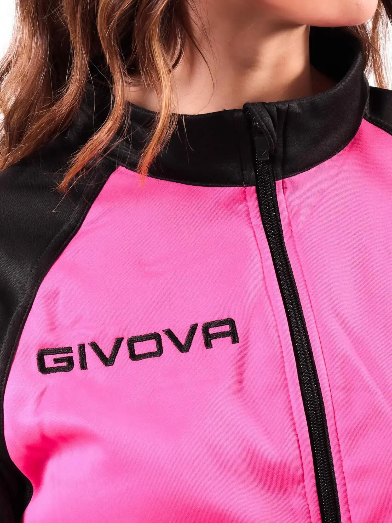 Givova Cuba Ensemble de sport fuchsia-noir 4/5