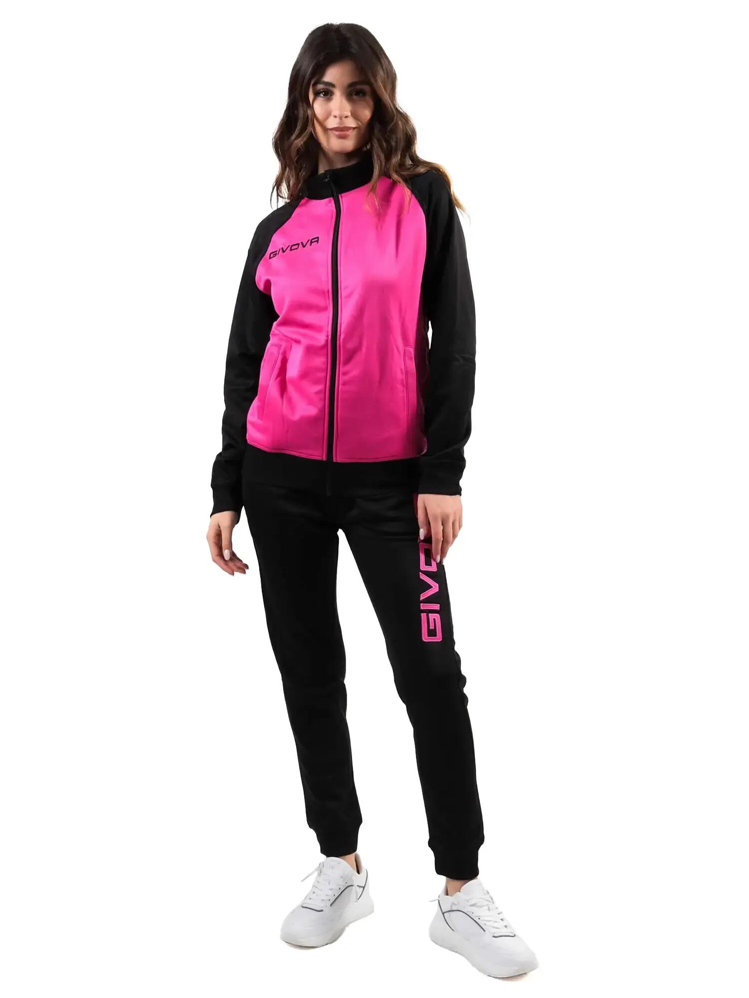 Givova Cuba Ensemble de sport fuchsia-noir 2/5