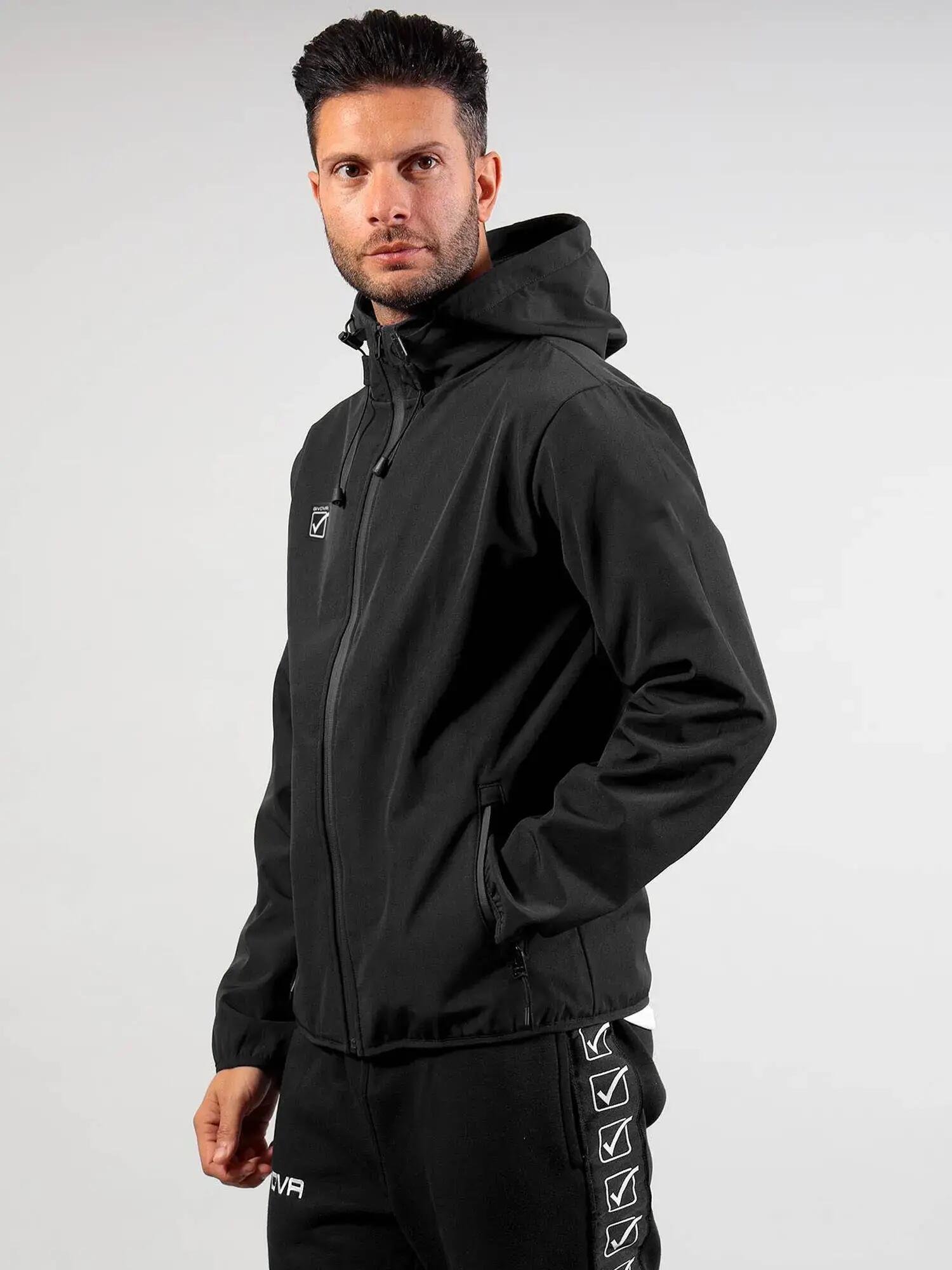 Kurtka Softshell Givova z kapturem, wodoodporna 4/7