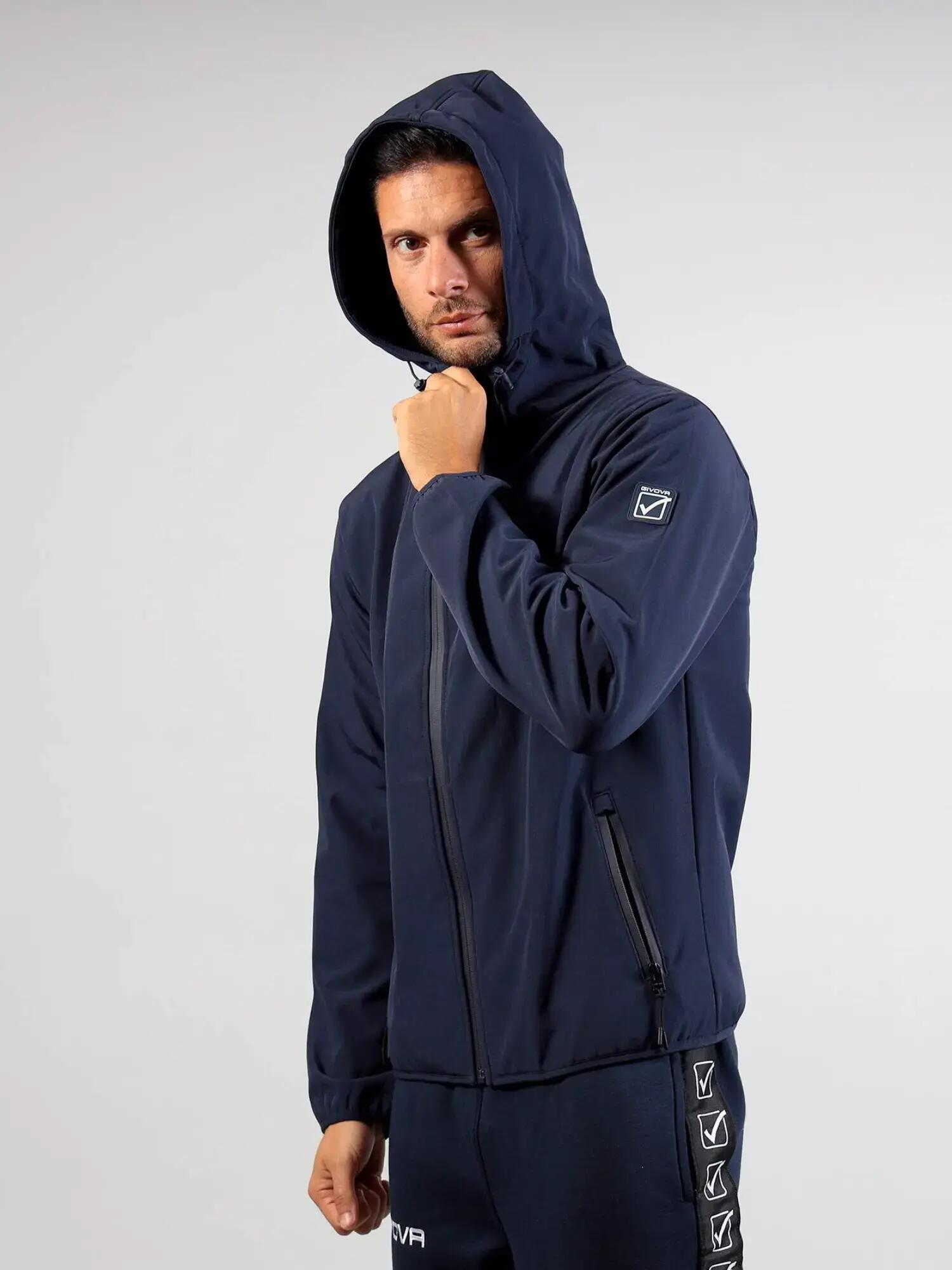 Casaco Softshell Unissexo Givova Azul 4/7