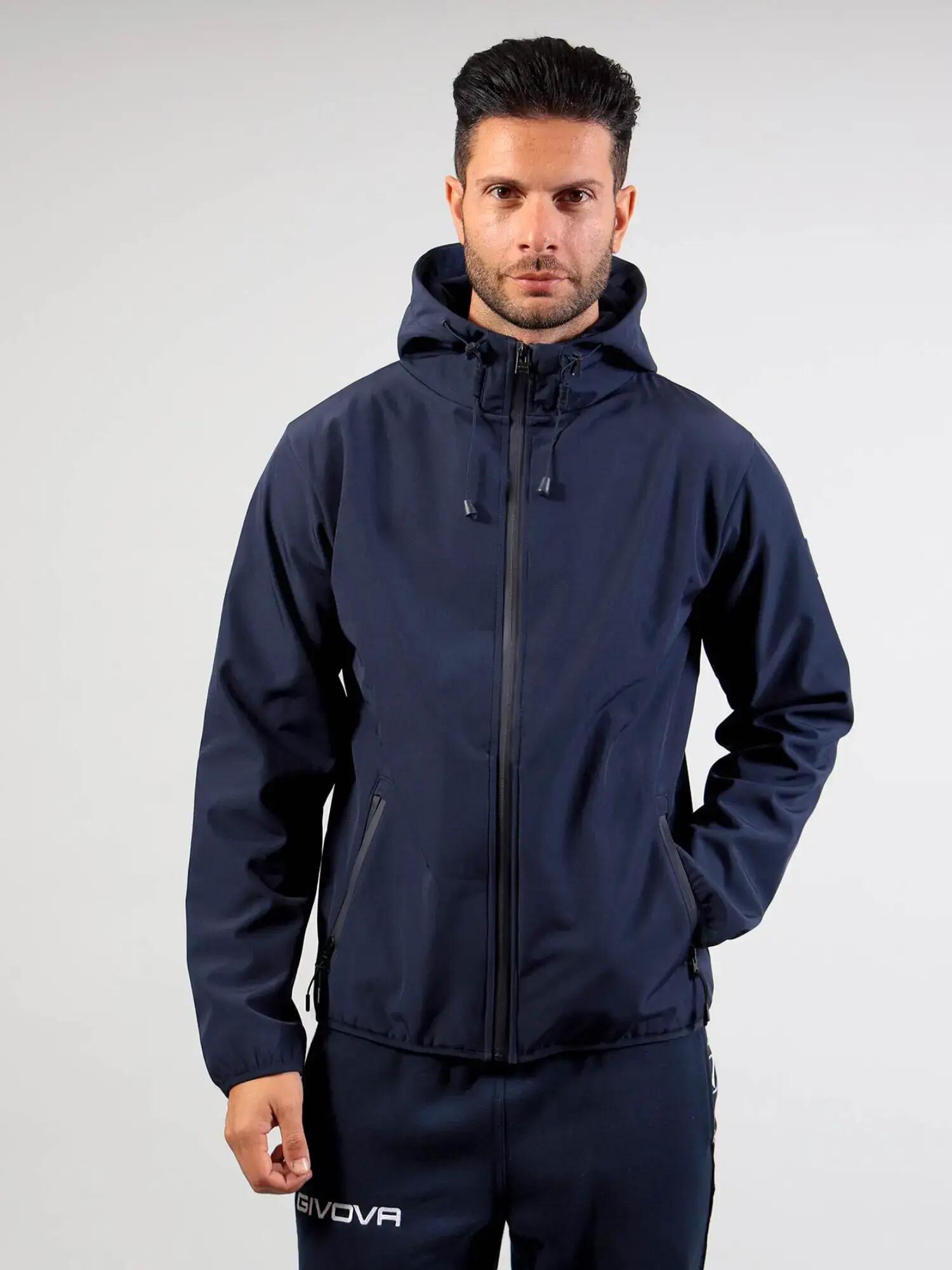 Casaco Softshell Unissexo Givova Azul 3/7