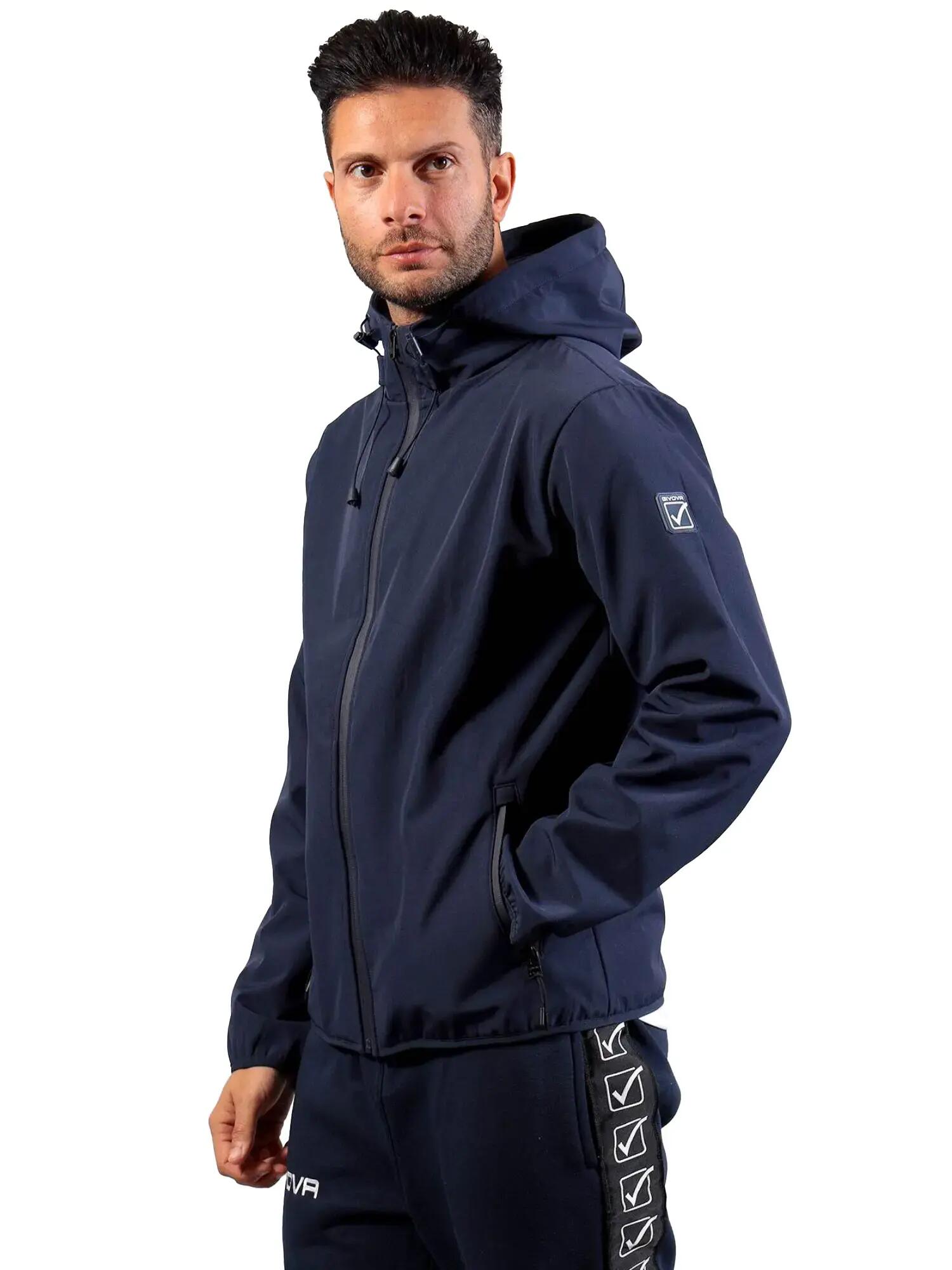 Casaco Softshell Unissexo Givova Azul 2/7