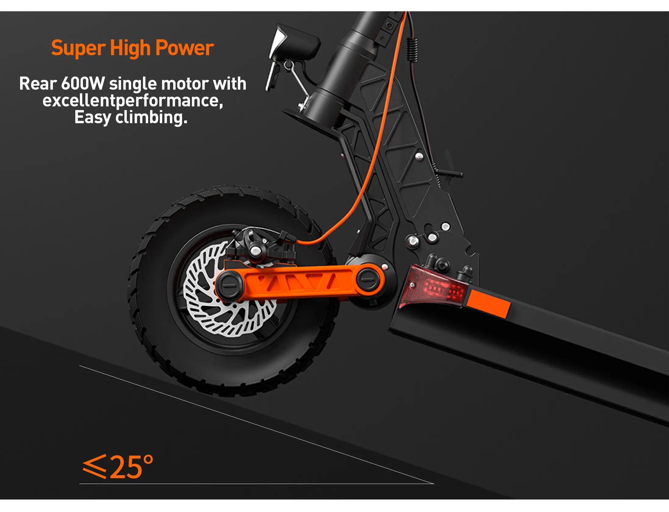 JOYOR S5-Z elektromos roller, 500W-os szénkefe nélküli motorral 8/10