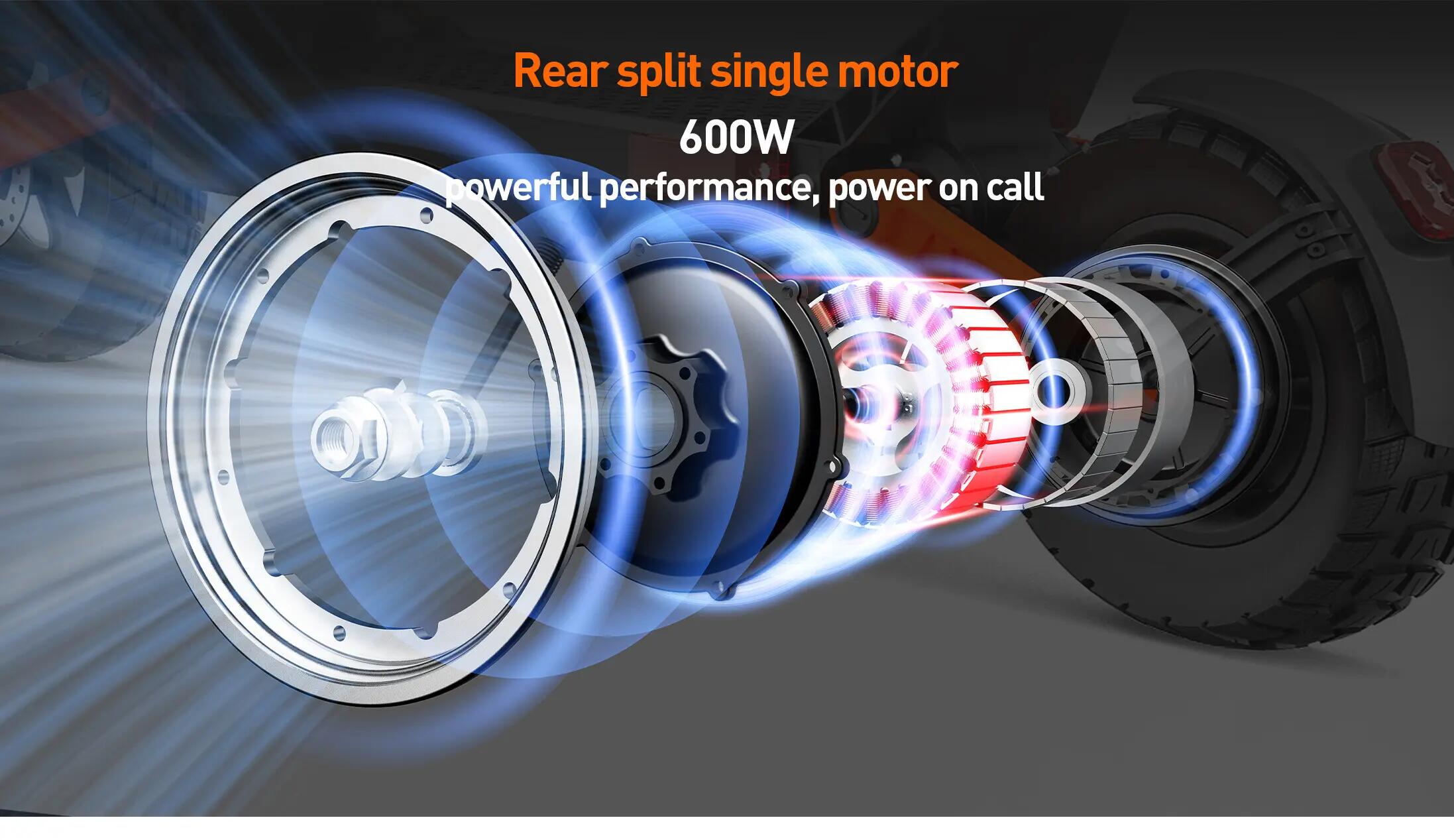 JOYOR S5-Z elektromos roller, 500W-os szénkefe nélküli motorral 7/10