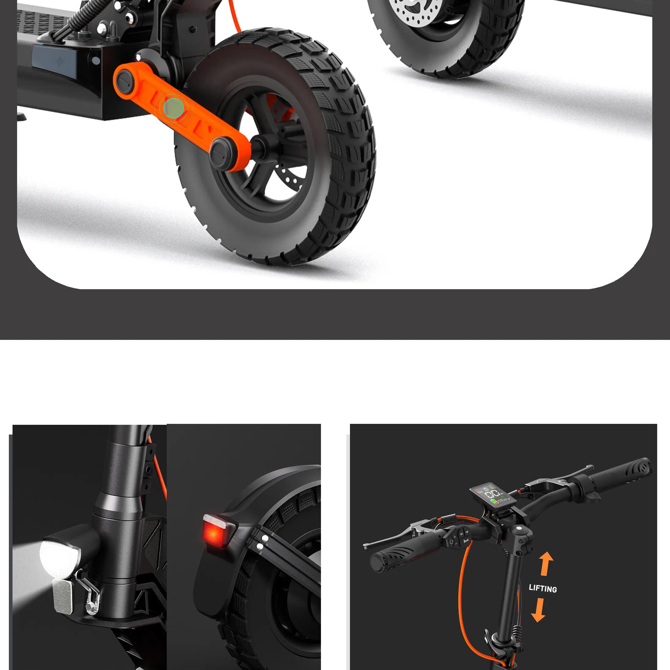 JOYOR S5 ABE elektromos roller, 500 W-os szénkefe nélküli motorral, kb. 55 km 9/13