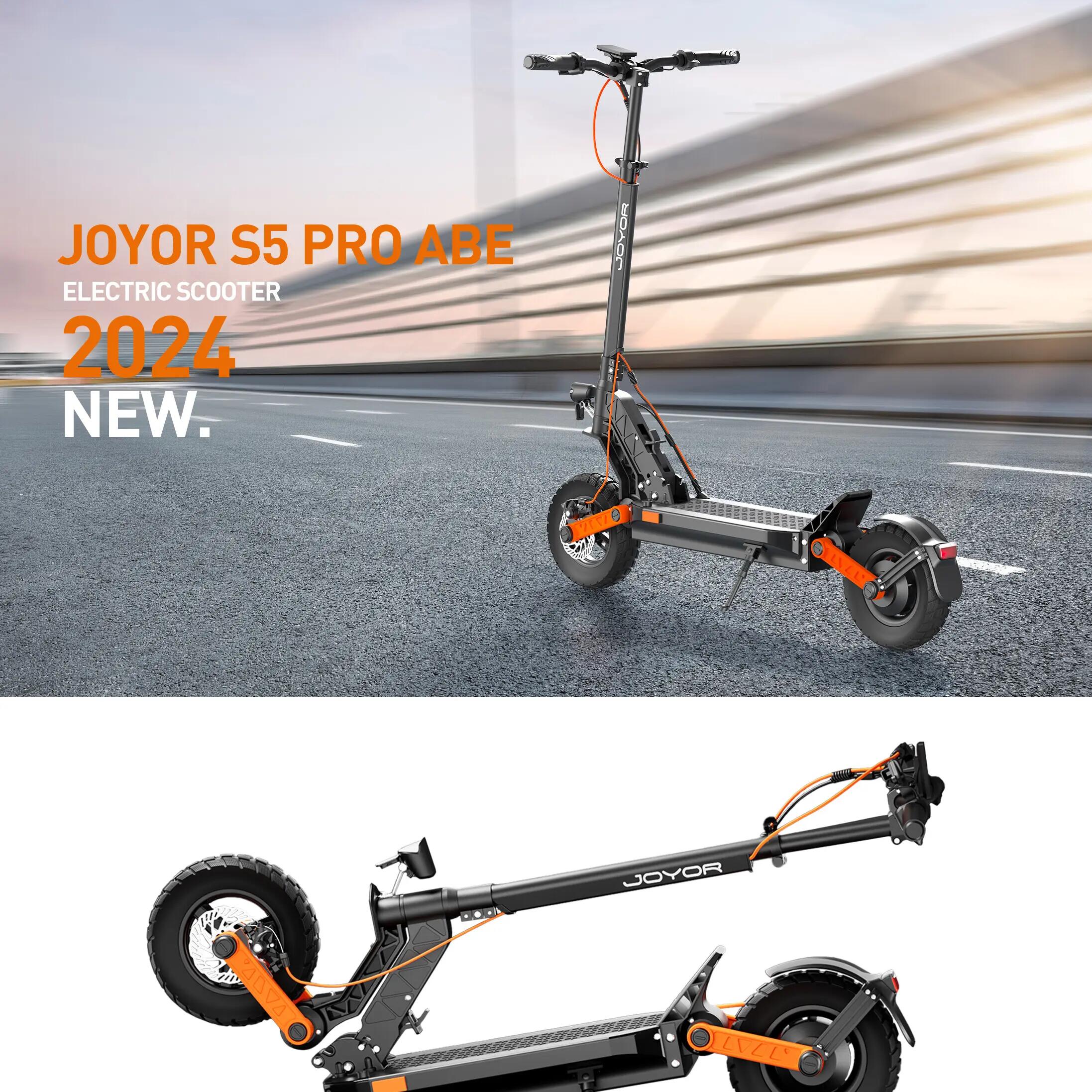 JOYOR S5 ABE elektromos roller, 500 W-os szénkefe nélküli motorral, kb. 55 km 6/13