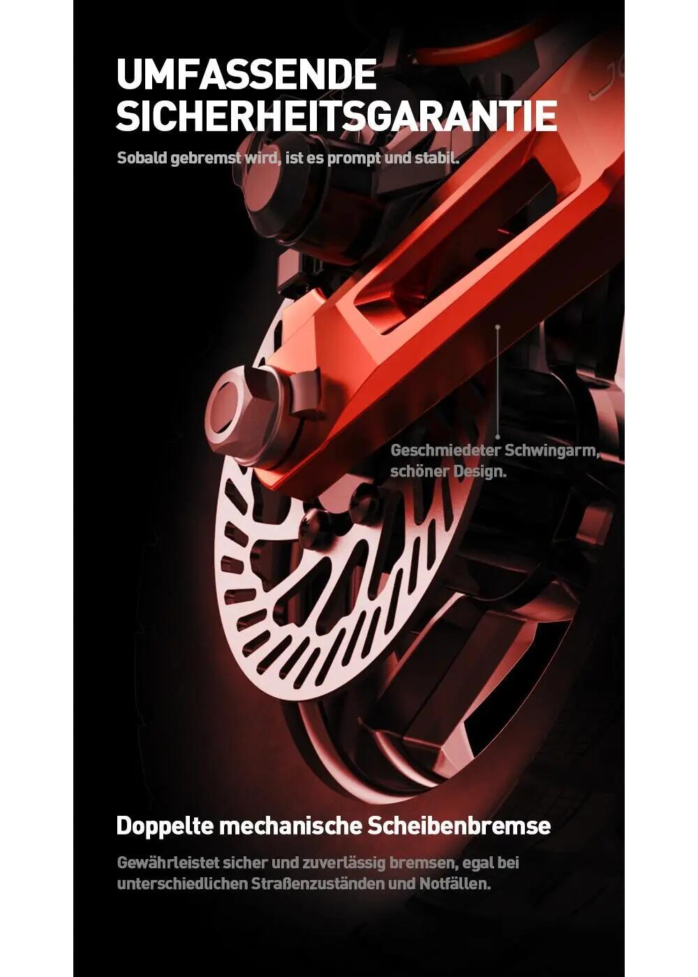 JOYOR T6E elektromos roller, 600 W-os szénkefe nélküli motorral, kb. 70 km 12/15