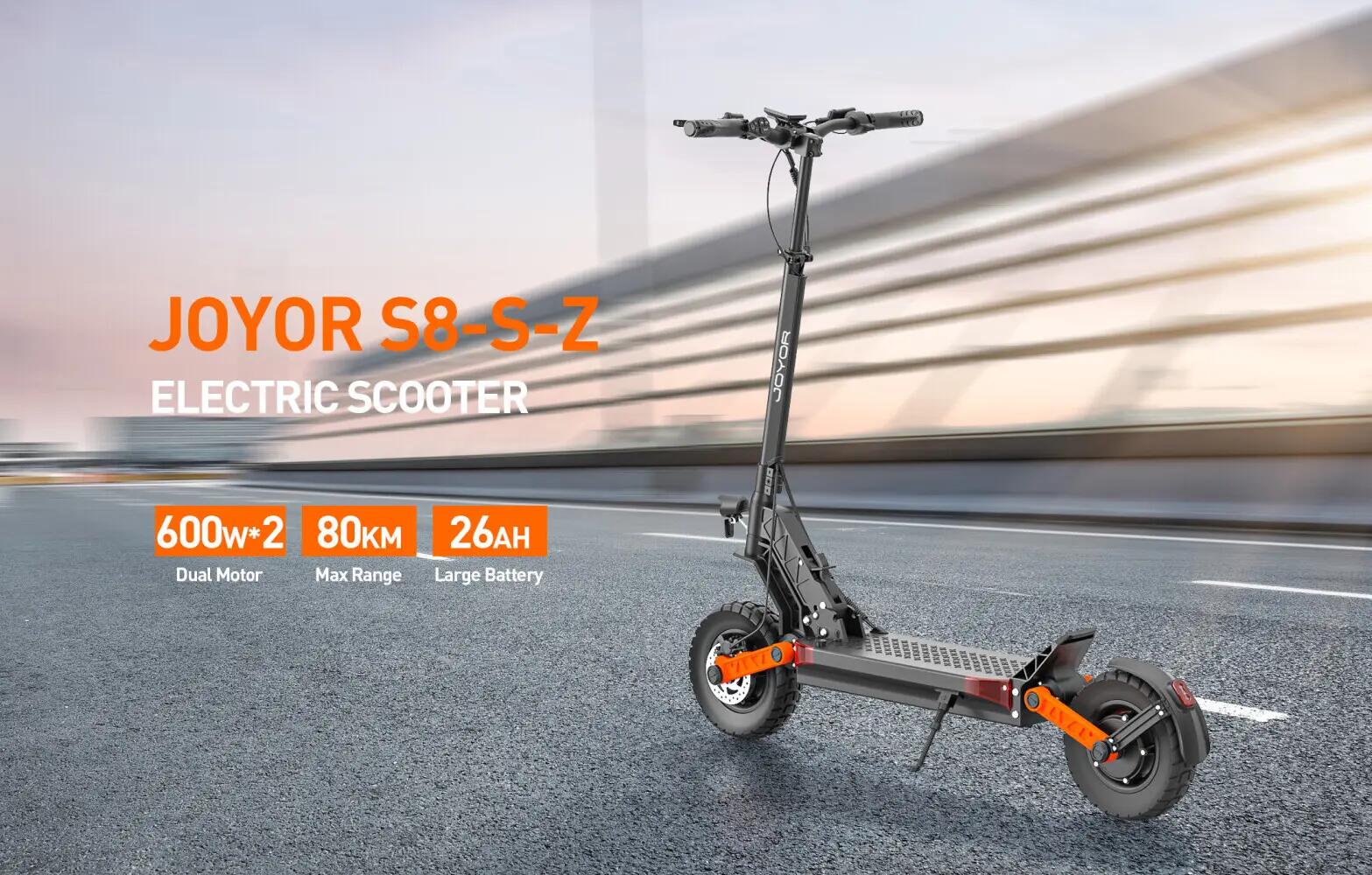 JOYOR S8-S-Z elektromos roller: hatótávolság és kényelem 8/11