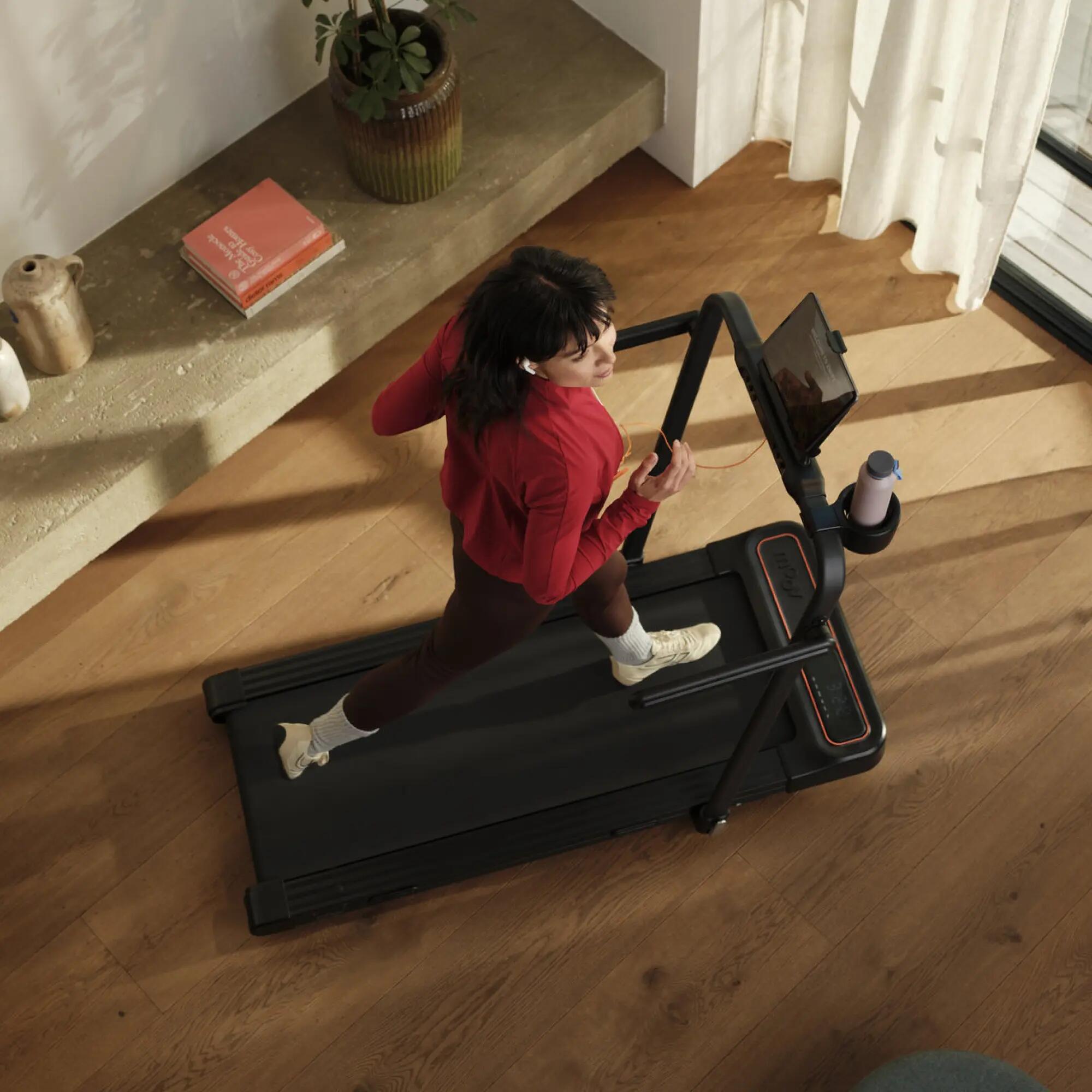 RUN Opvouwbare Loopband 1-14 km/u, Inklapbaar voor Thuis 4/7