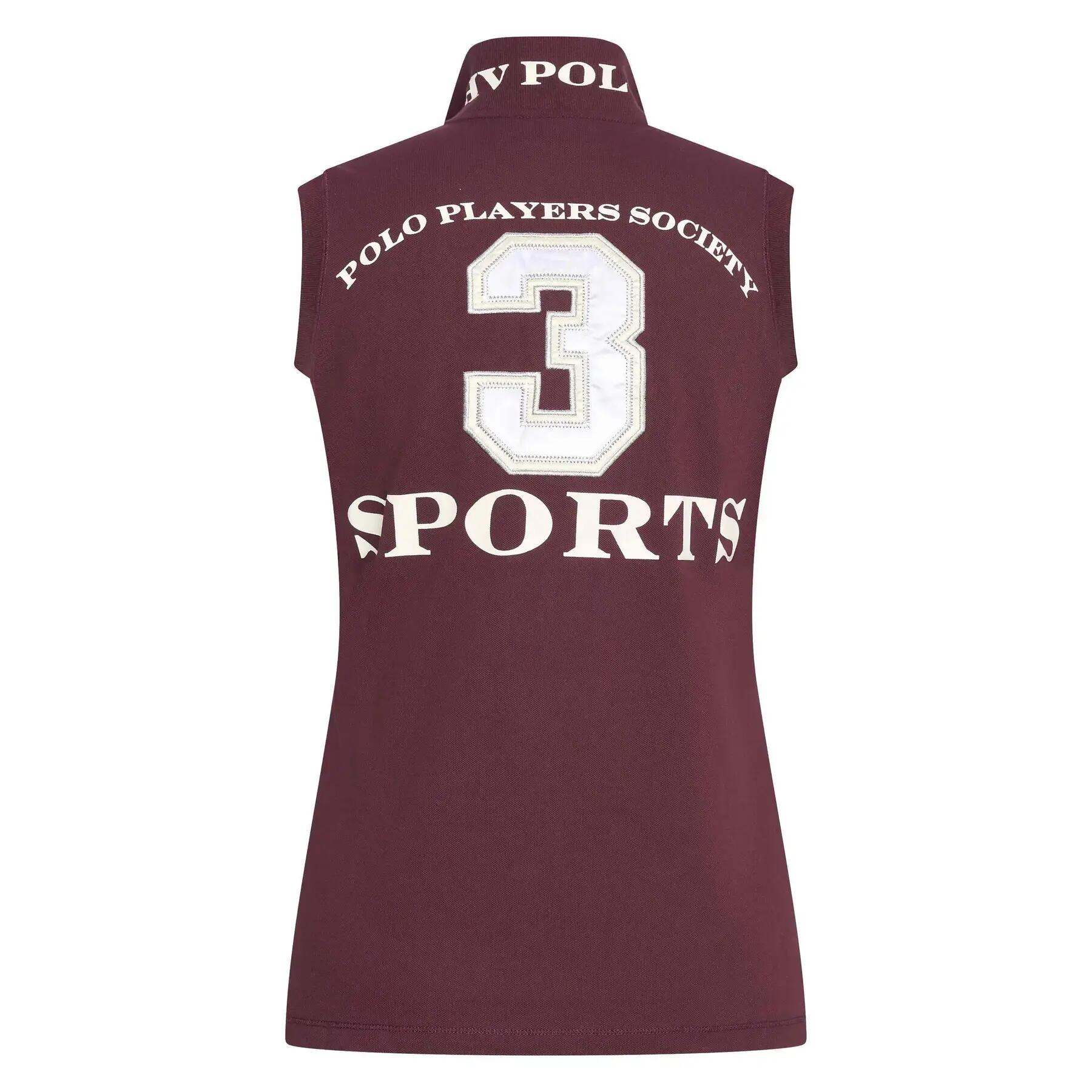 Polo d'équitation sans manches femme HV Polo Favouritas 2/2
