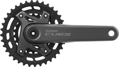 Shimano cues fc-u6000-2b crankset 36/22t 9/10/11s zwart