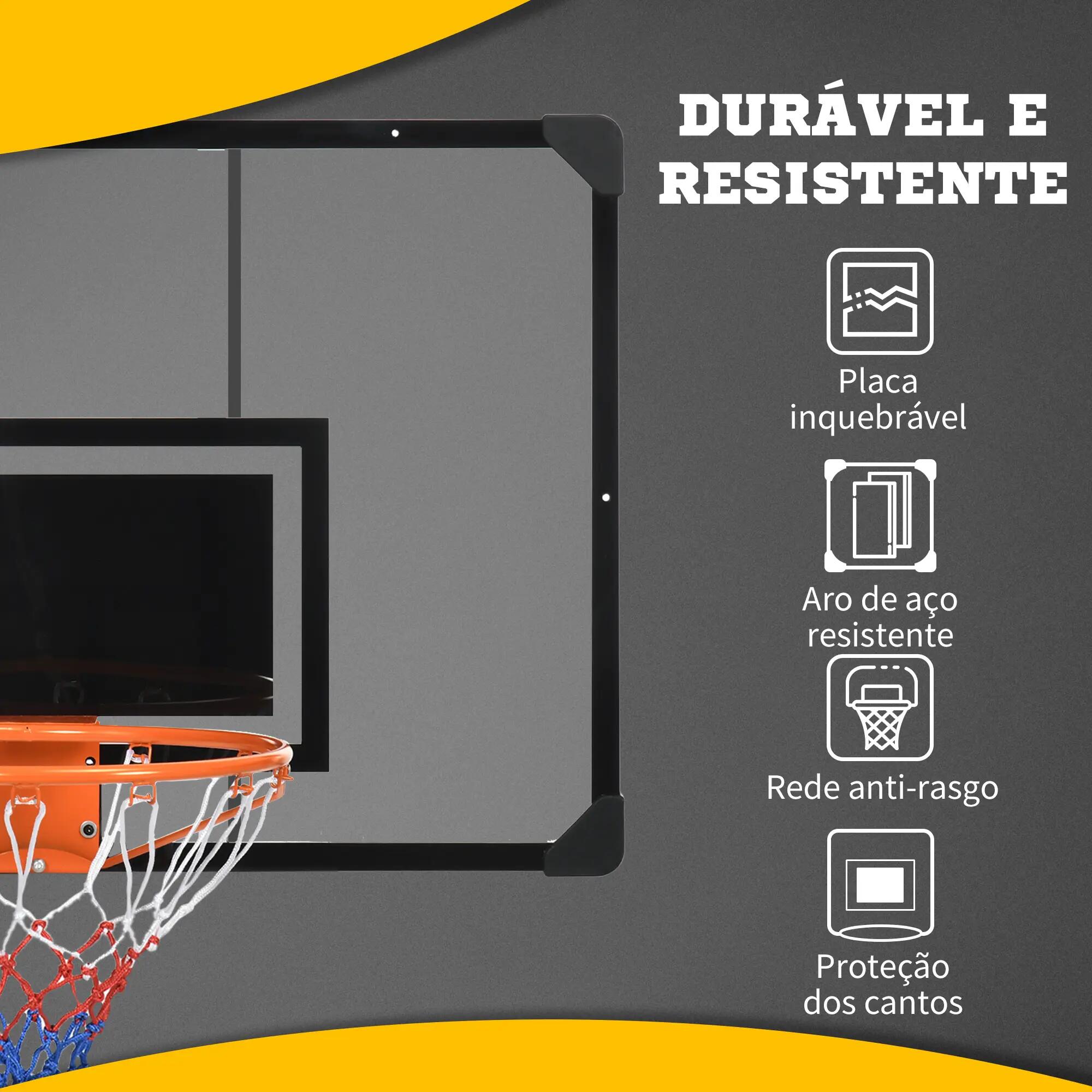 Canasta de Baloncesto SPORTNOW 113x61x73 cm Negro 7/10