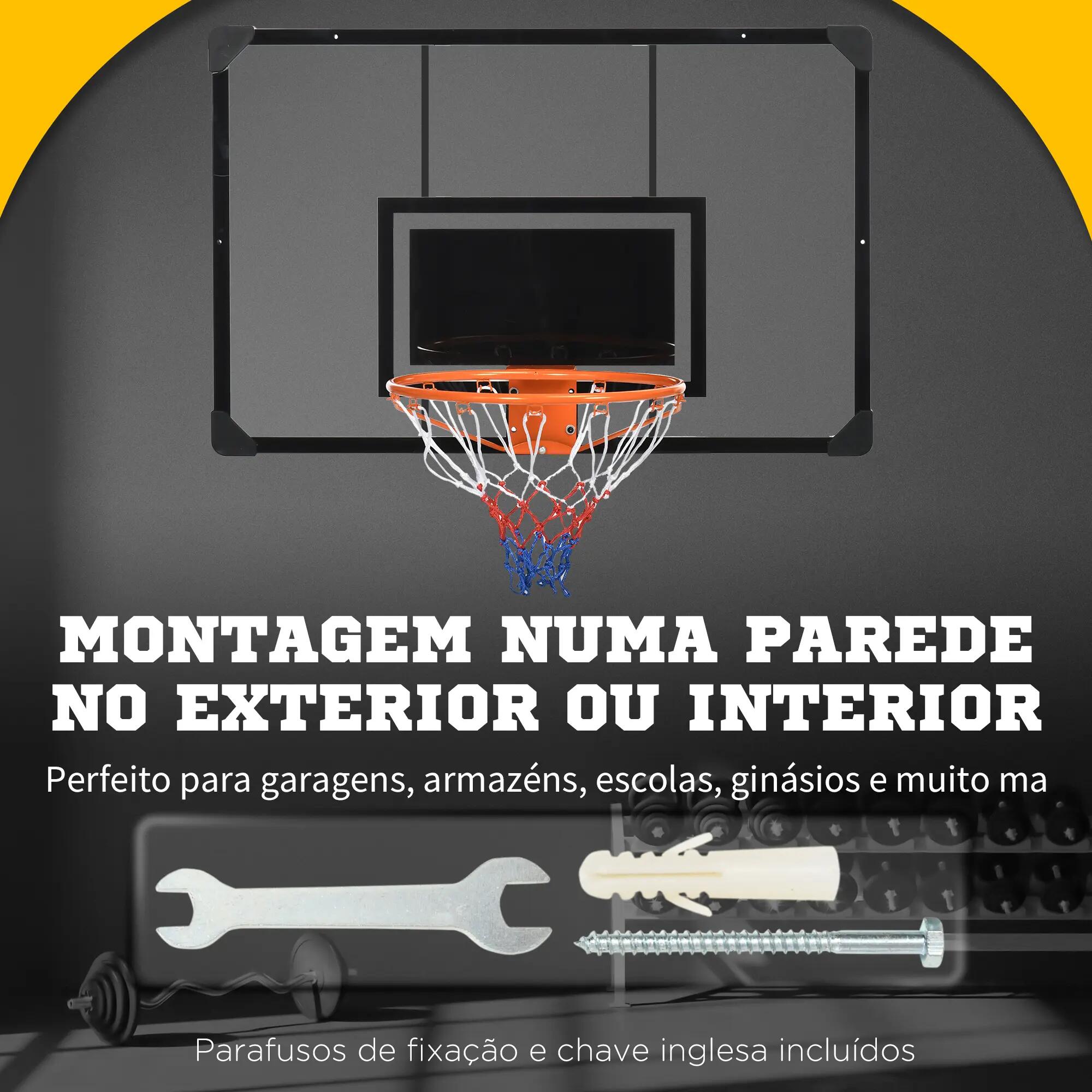 Canasta de Baloncesto SPORTNOW 113x61x73 cm Negro 6/10